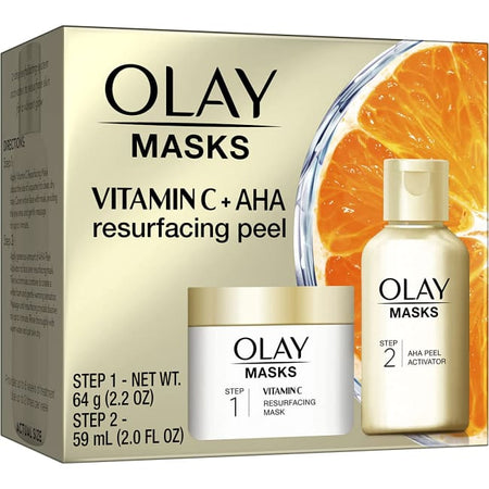 Olay Vitamin C Resurfacing Mask + AHA Peel Activator