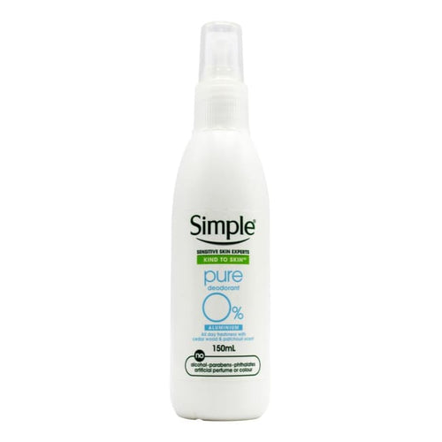 Simple Kind To Skin Pure Deodorant Spray - Deodorant