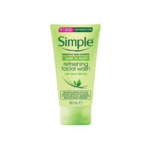 Simple Kind To Skin Refreshing Facial Wash - 50ml - Cleanser